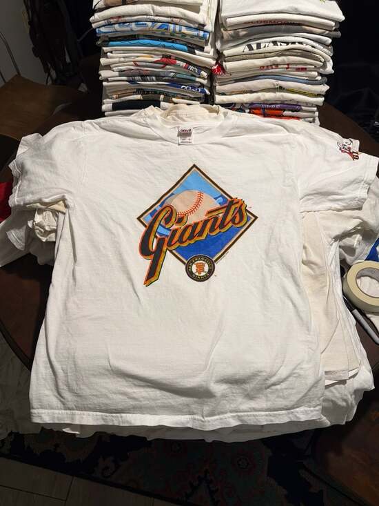 Anvil Other - Vintage 2003 San Francisco Giants Coca-Cola Fan Lot Graphic T-Shirt
